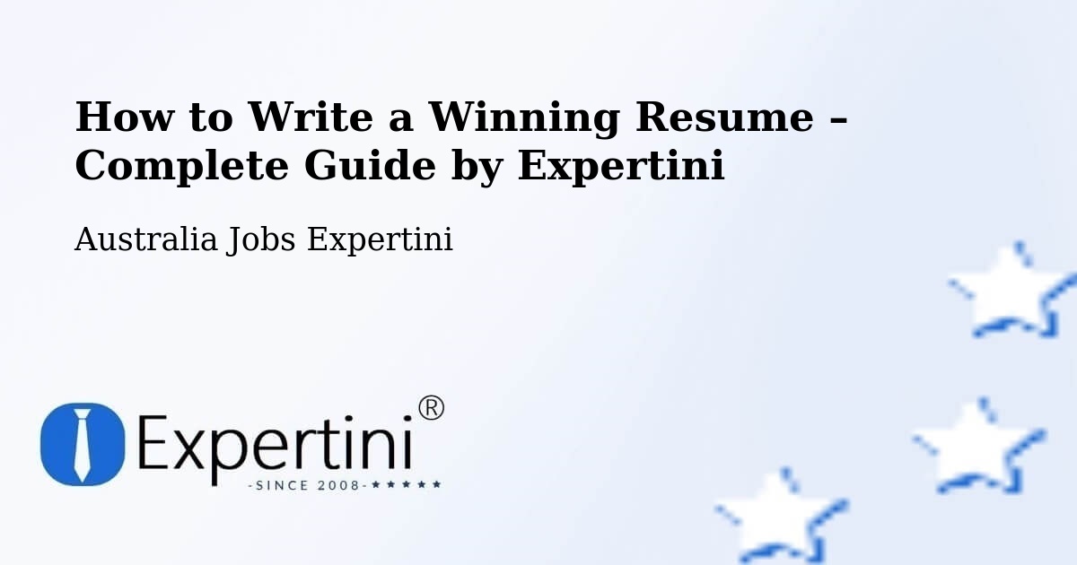 Resume Writing Guide for Job Seekers – Melbourne - Melbourne, Australia Jobs Expertini